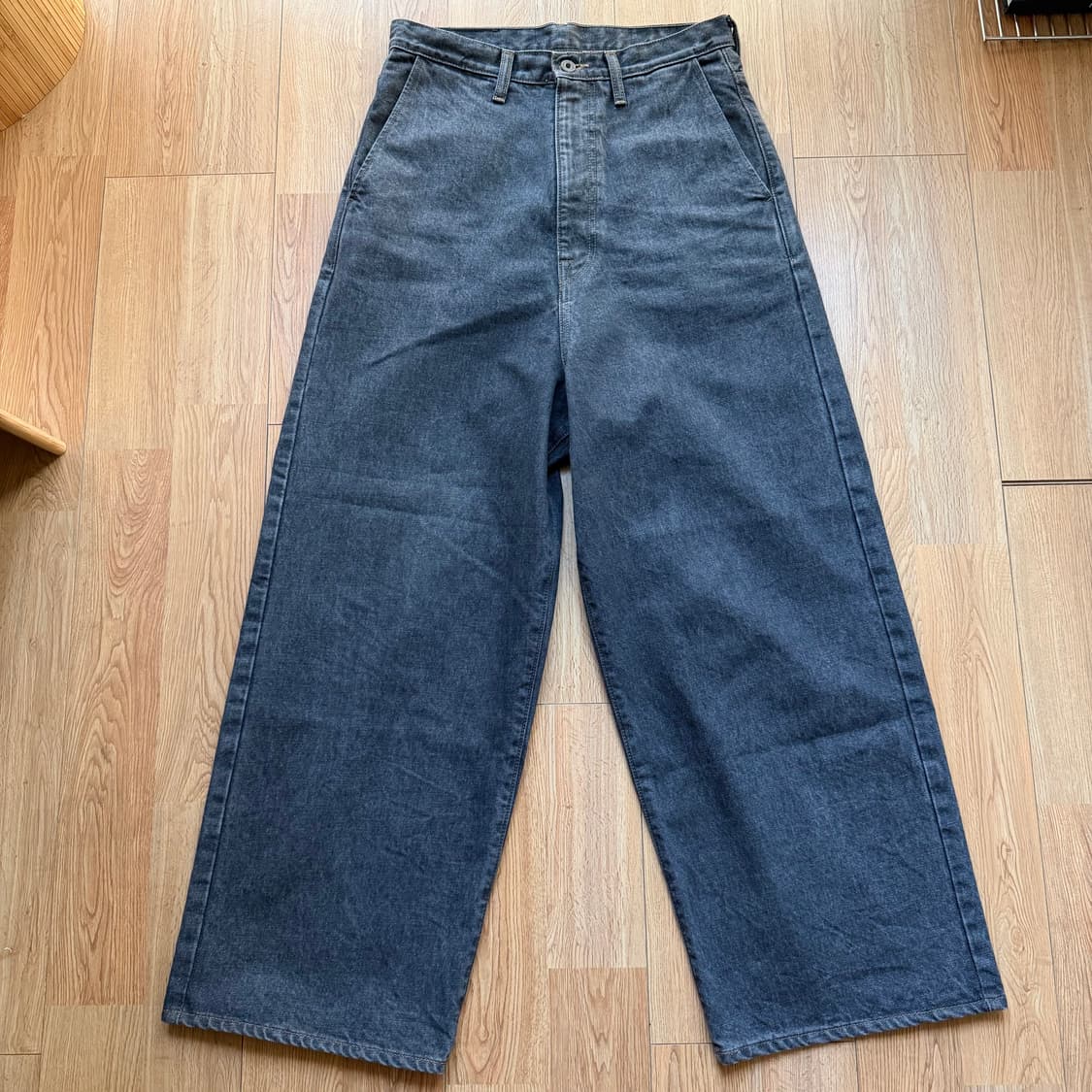 캐피탈 14oz 블랙x키나리 데님 포트 팬츠 상품이미지2