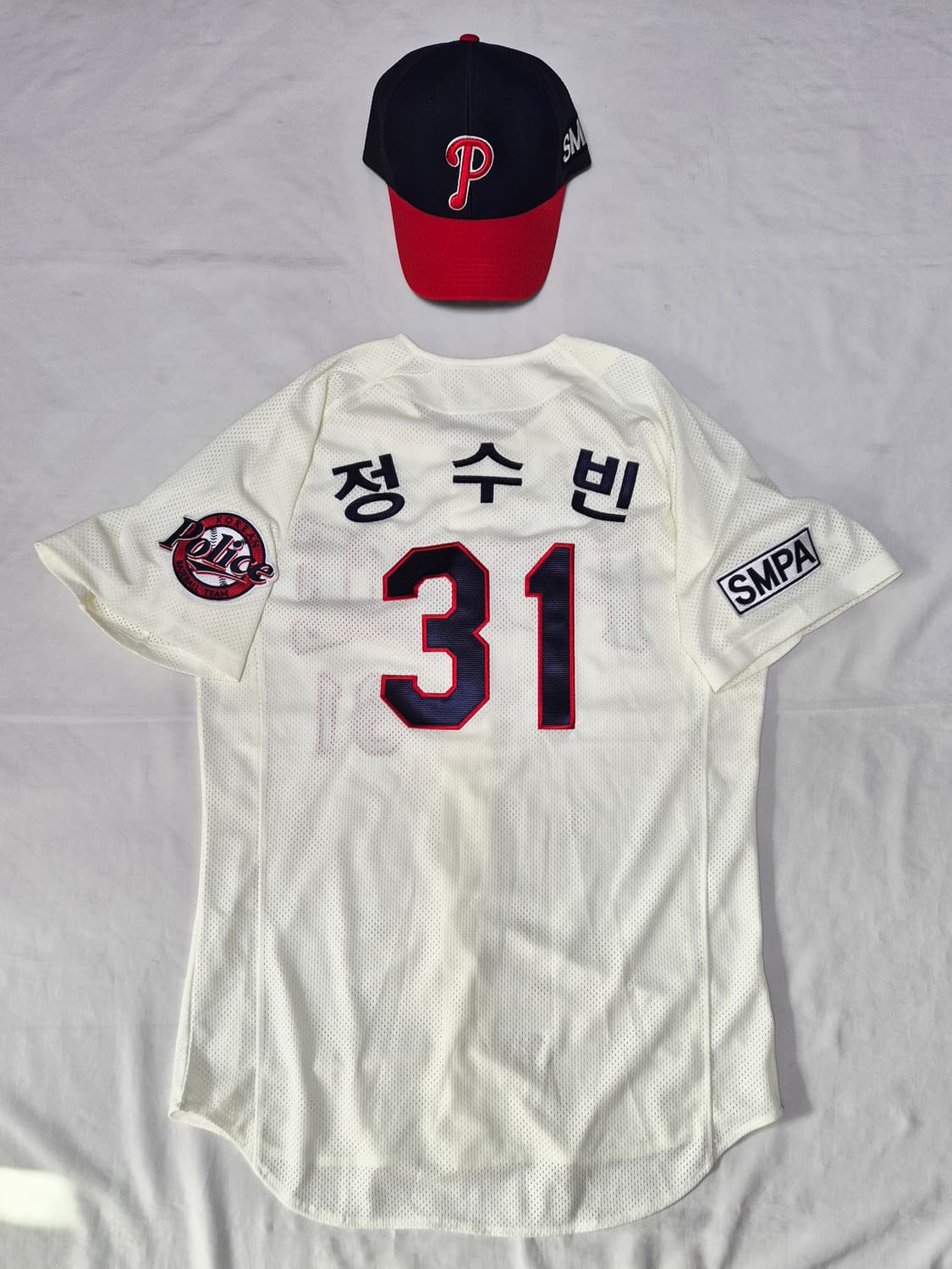 경찰 야구단 홈 정수빈 유니폼 팝니다  상품이미지2