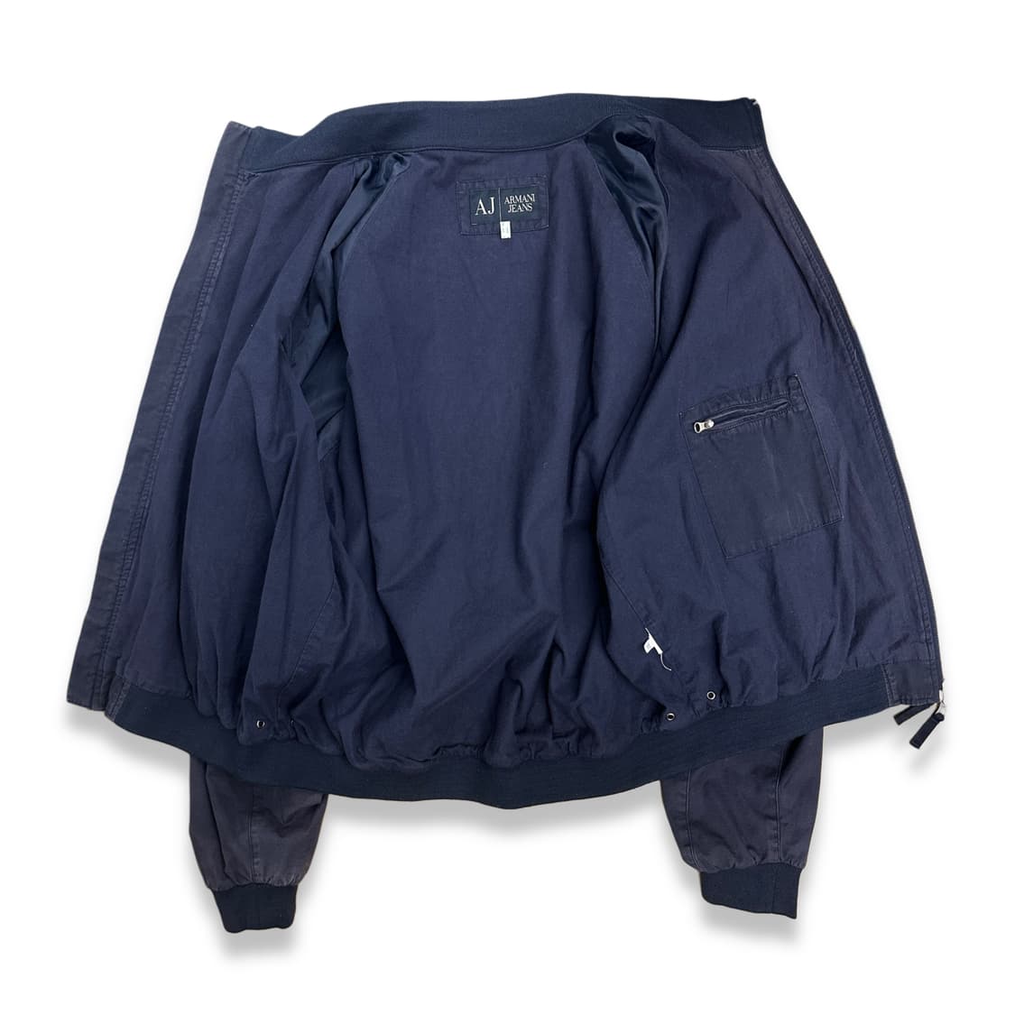 00s Armani Jeans 페이디드 봄버 자켓 XL 상품이미지3