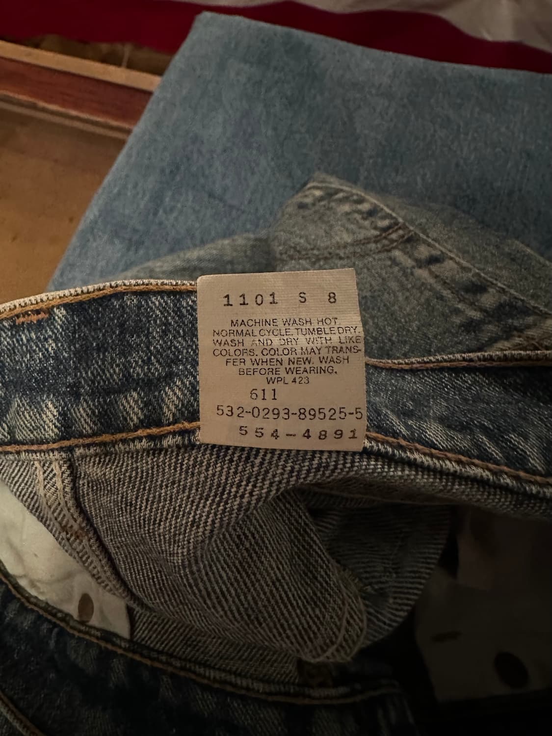  90s USA 빈티지 리바이스 554 루즈핏 데님 팬츠 상품이미지8