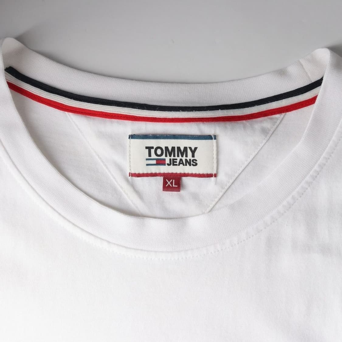 타미진스 센터 박스 로고 화이트 반팔 티셔츠 XL 상품이미지5