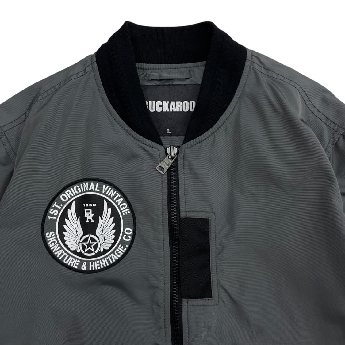 버커루 그레이 항공자켓 L 상품이미지6