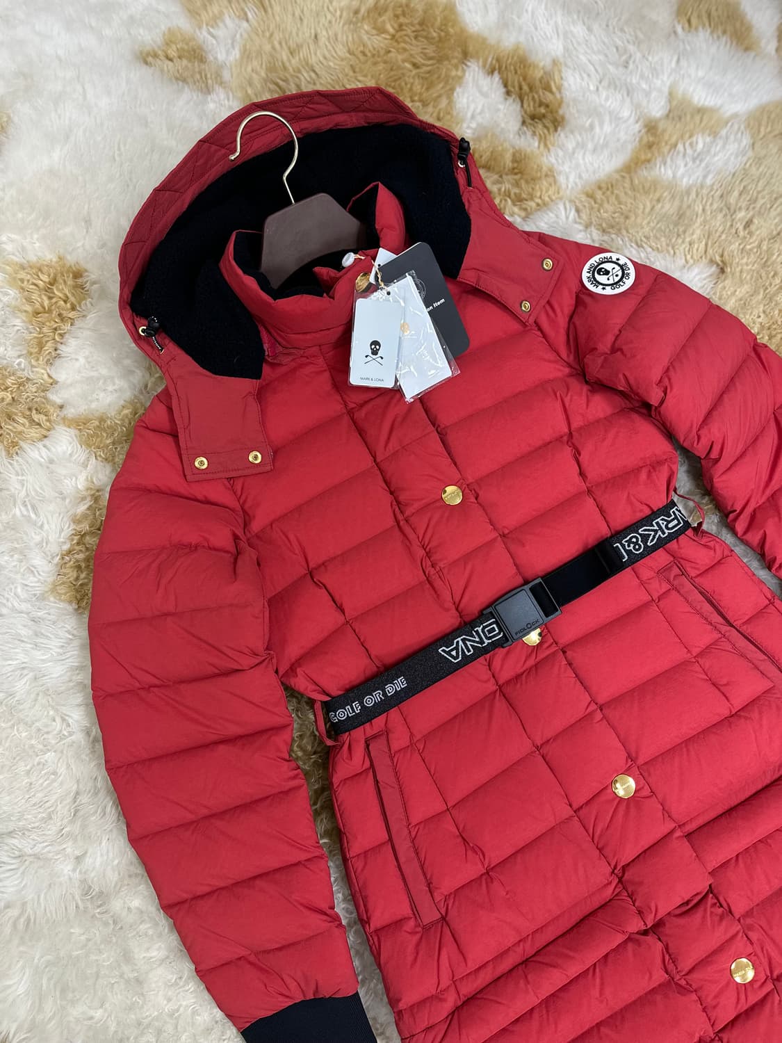 (L)마크앤로나 21FW 구스다운 2way 롱패딩 새상품 상품이미지4