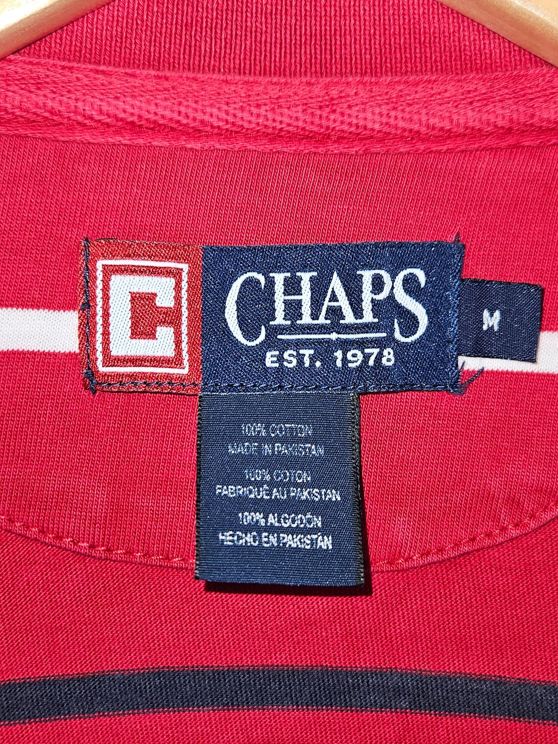 챕스 랄프로렌 카라티 반팔 폴로 피케티 올드스쿨 럭비 M 상품이미지5