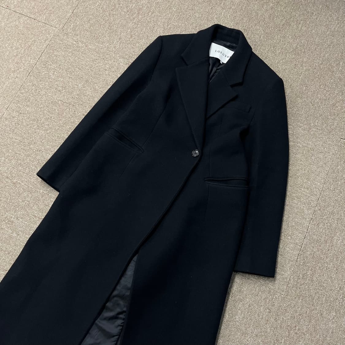 루에브르 실루엣 롱코트 상품이미지4