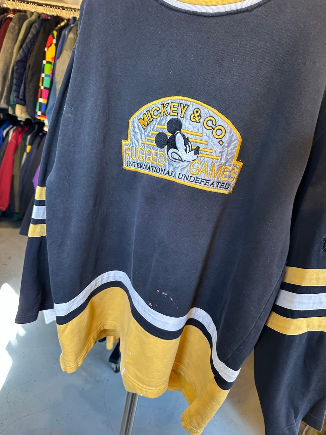 디즈니 미키마우스 자수 스웻 셔츠 상품이미지4