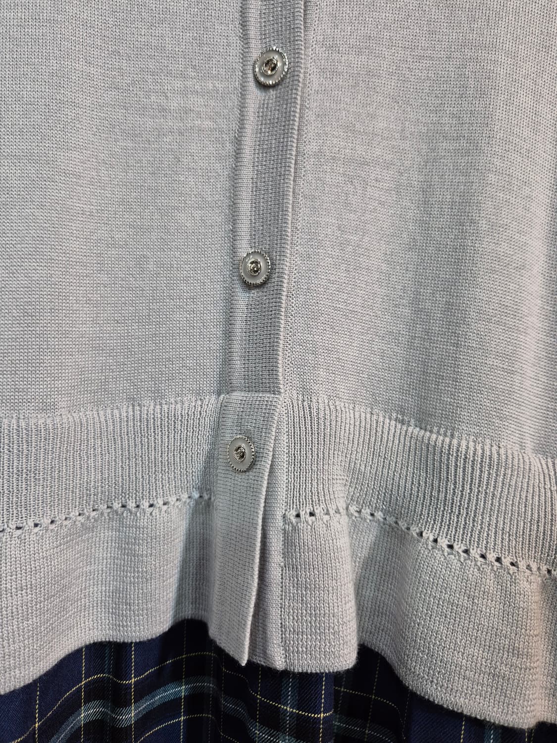 BCBG 니트 상의 체크 롱 원피스 66 77 상품이미지4