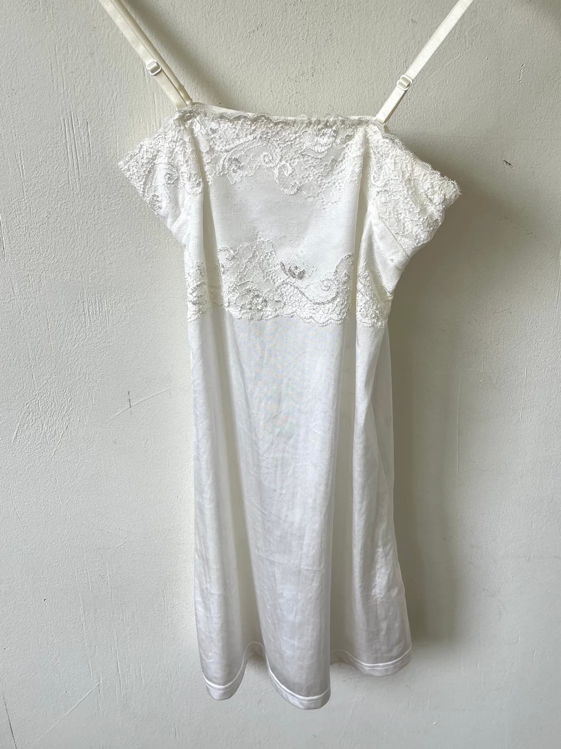 Japan vtg 화이트 슬리브리스 상품이미지2
