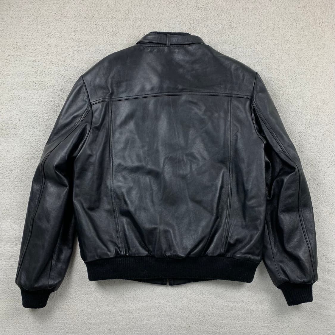 빈티지 양가죽 A-2 봄버 자켓 블랙  상품이미지4