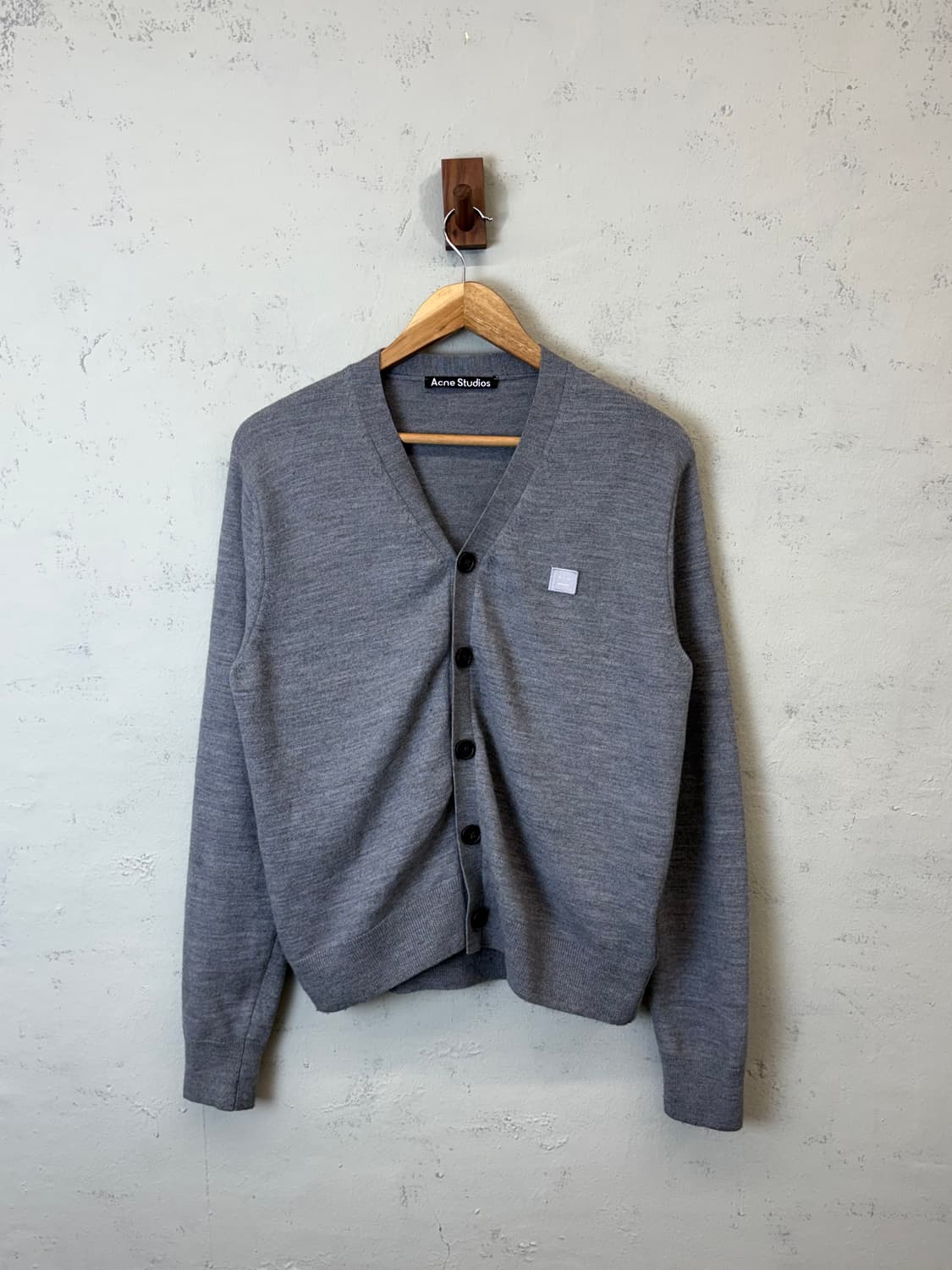 아크네스튜디오 케베페이스 울 니트 가디건 그레이 상품이미지1