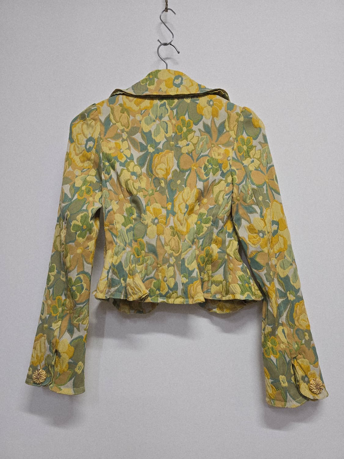 오즈세컨 오브제 플라워 자켓 숏 자켓 상품이미지5