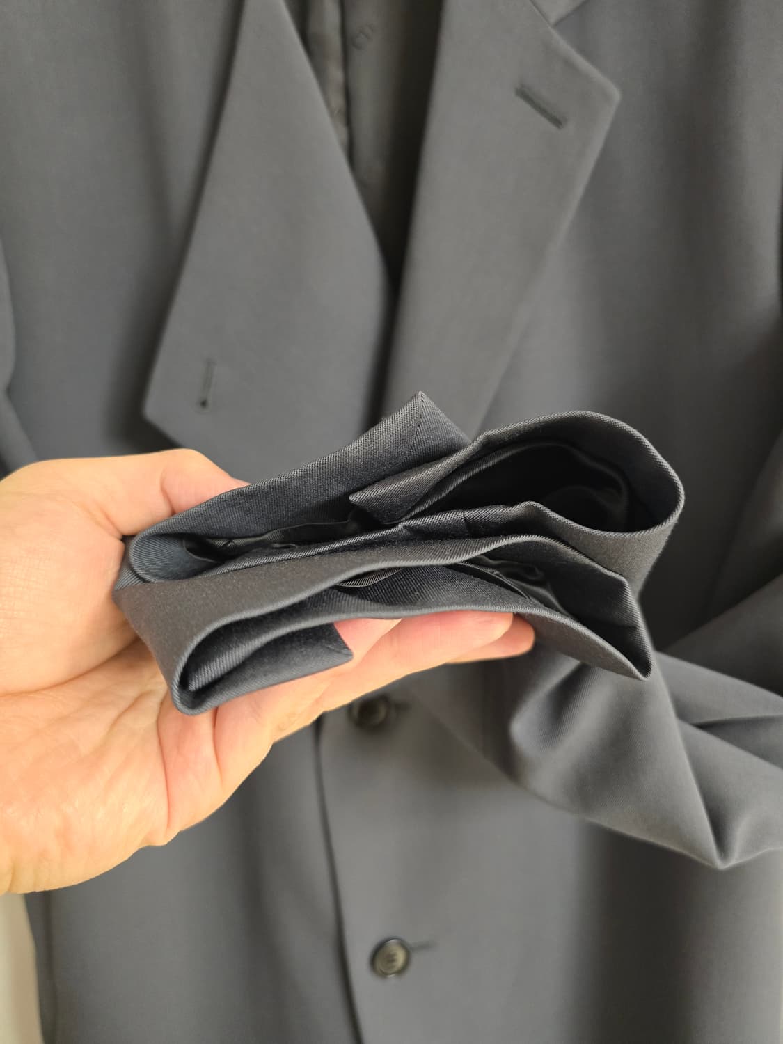 디올 비대칭 라펠 체스터 코트 (48) 상품이미지4