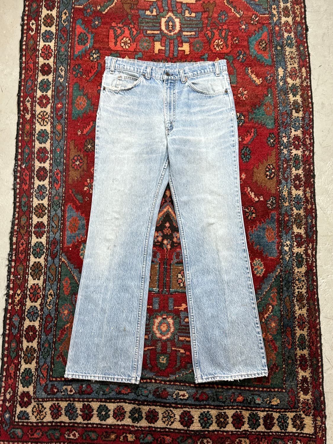 80’s USA Made 빈티지 리바이스 517 오렌지탭 부츠컷 상품이미지1