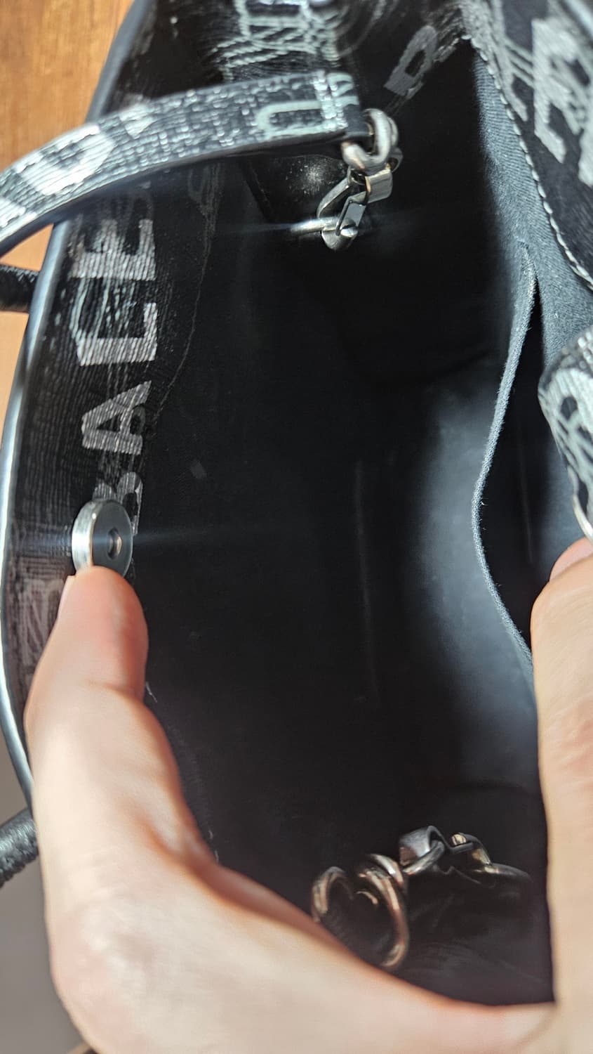 발렌시아가 모노그램 패턴 미니 토트백 쇼퍼백 가방 크로스백 상품이미지4