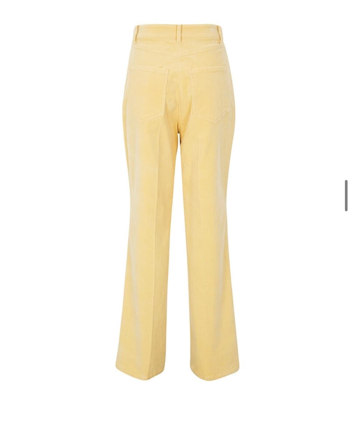 포니테일 제너 코듀로이팬츠 마가린옐로우 M 상품이미지5