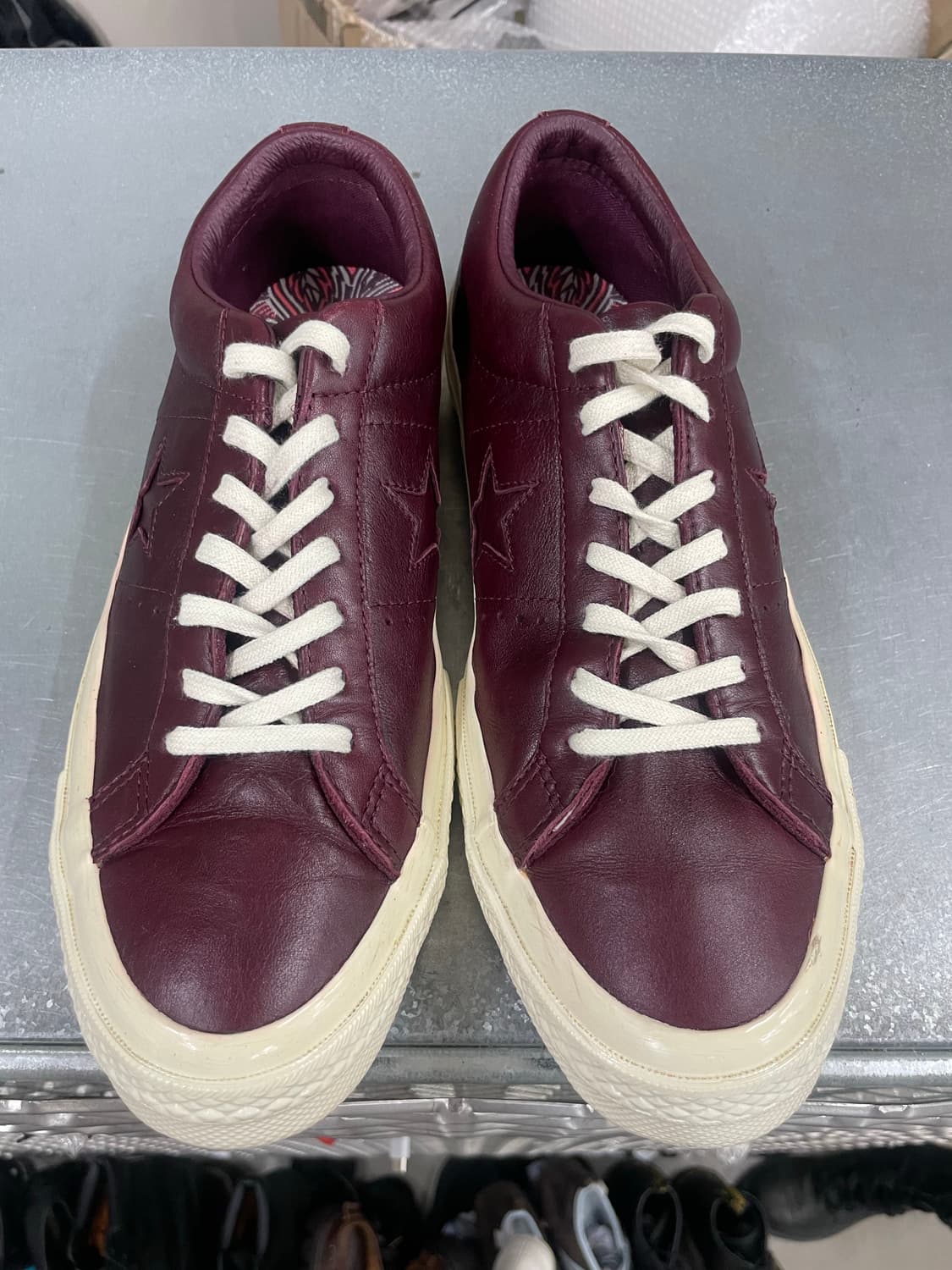 컨버스 원스타 레더 로우 버건디 270 (gr-4280) 상품이미지5