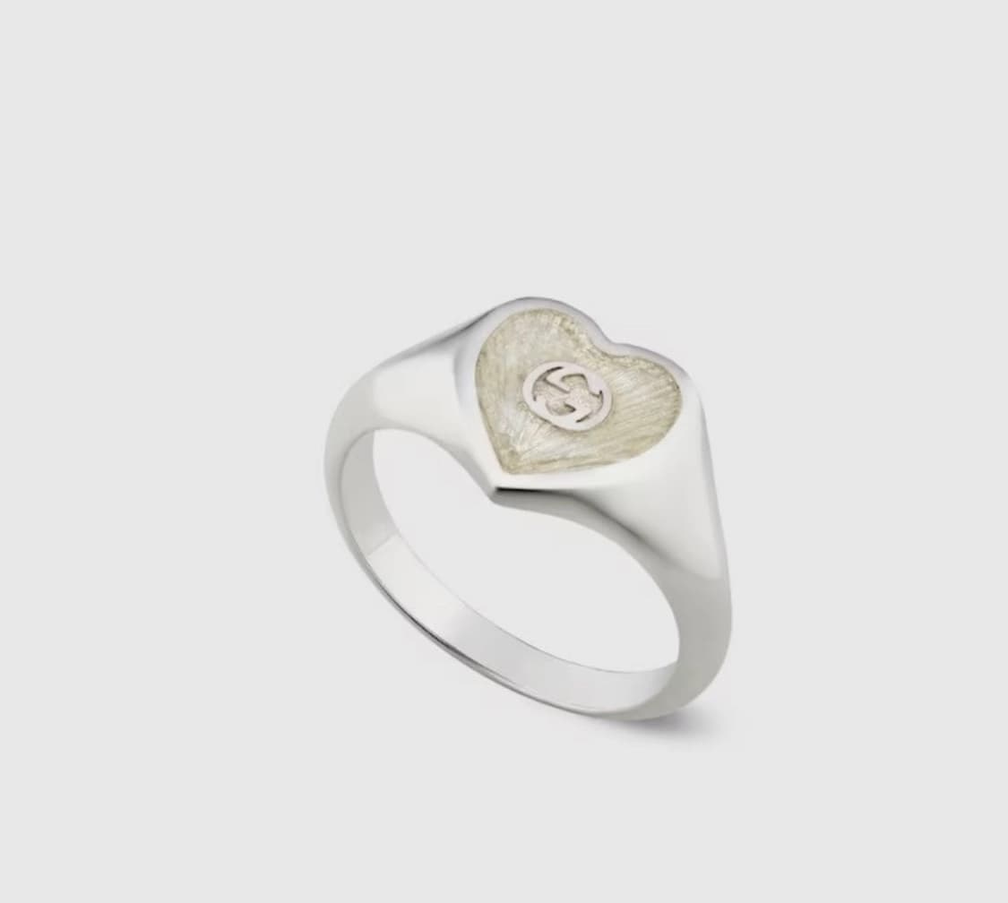 구찌 인터로킹 하트링 반지  상품이미지4