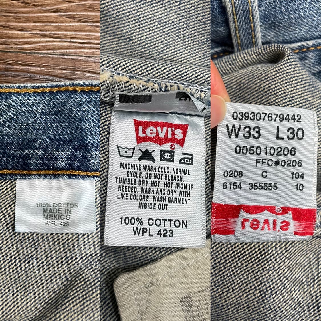 00s 리바이스 501 멕시코제 데님 팬츠 상품이미지6