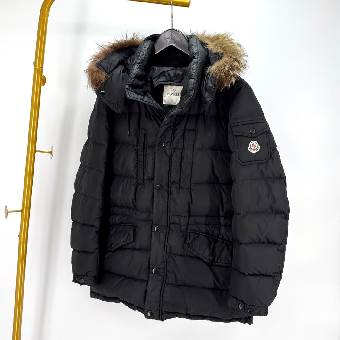 [1사이즈] 몽클레어 리비에르 패딩 후드 점퍼 블랙 상품이미지3