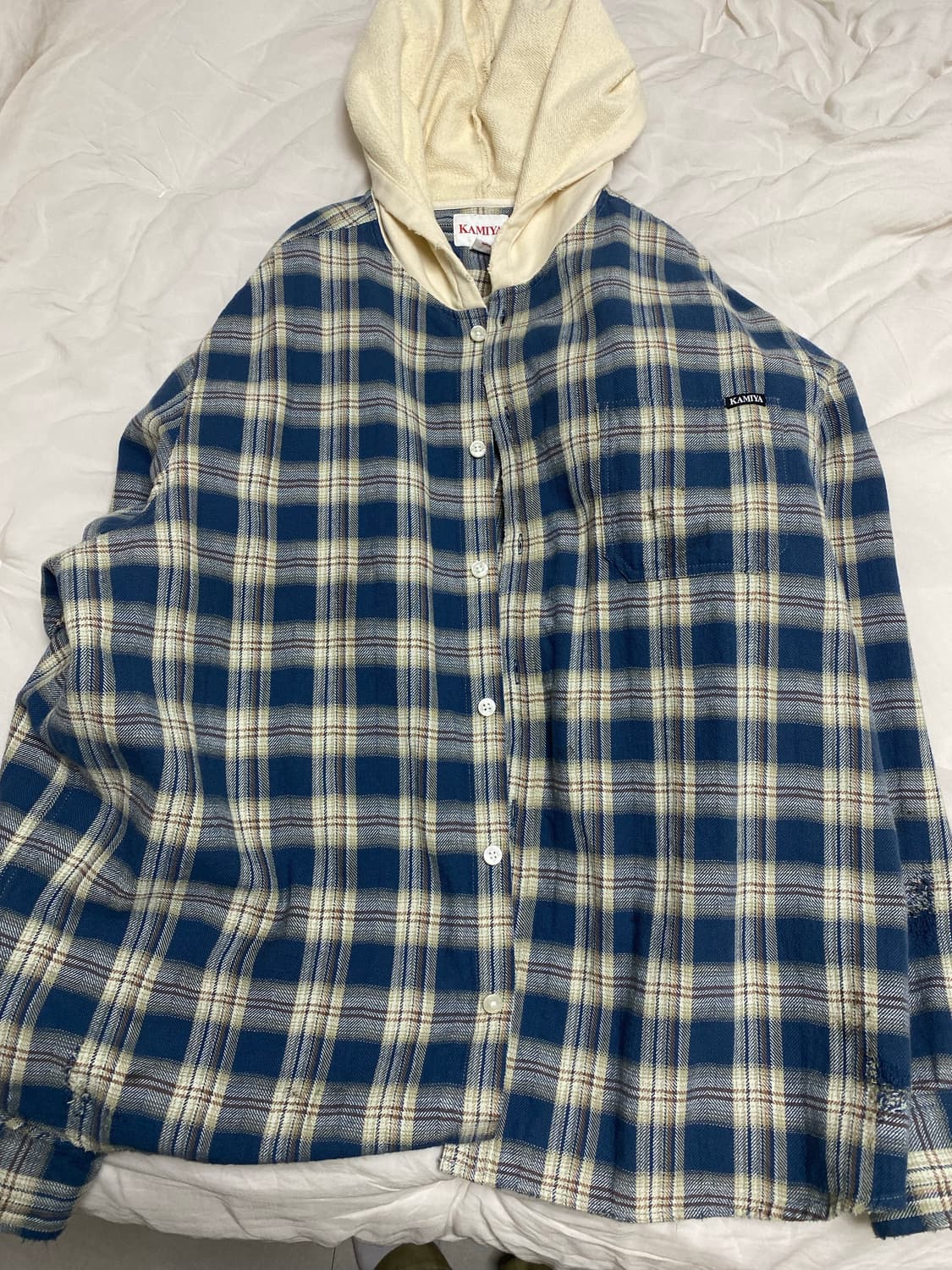 [M] 카미야 디스 빈티지 후드 셔츠 상품이미지6