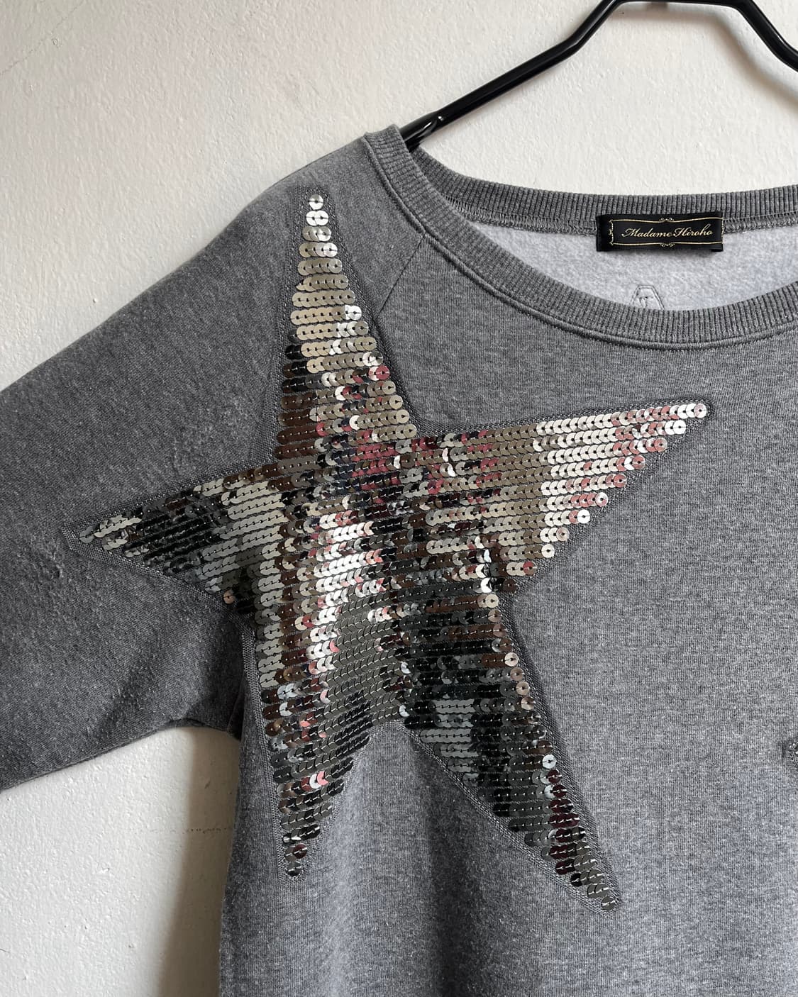 MADAME HINA Spangle Star Long Sweatshirt 상품이미지5