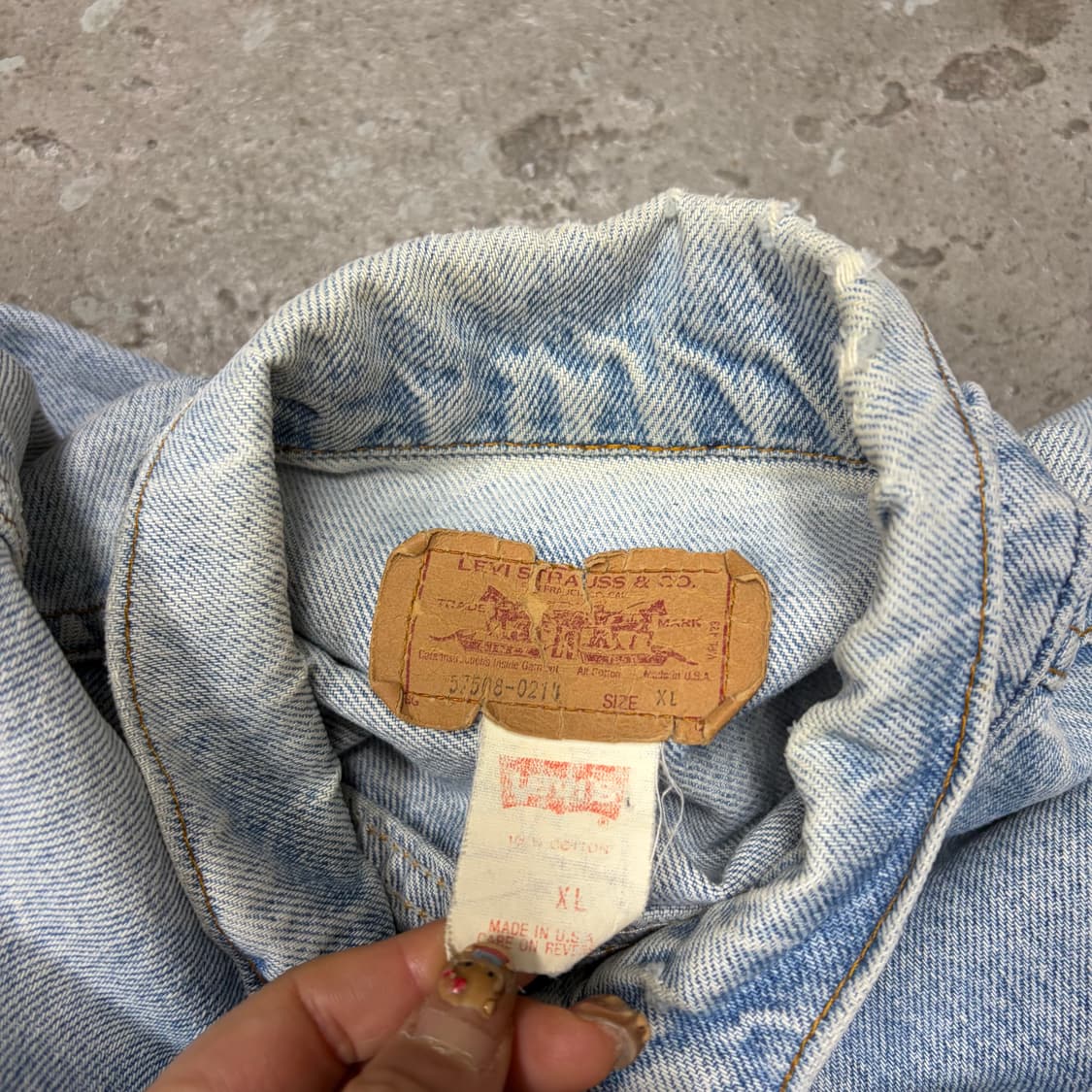 80s 리바이스 청자켓[2368] 상품이미지7