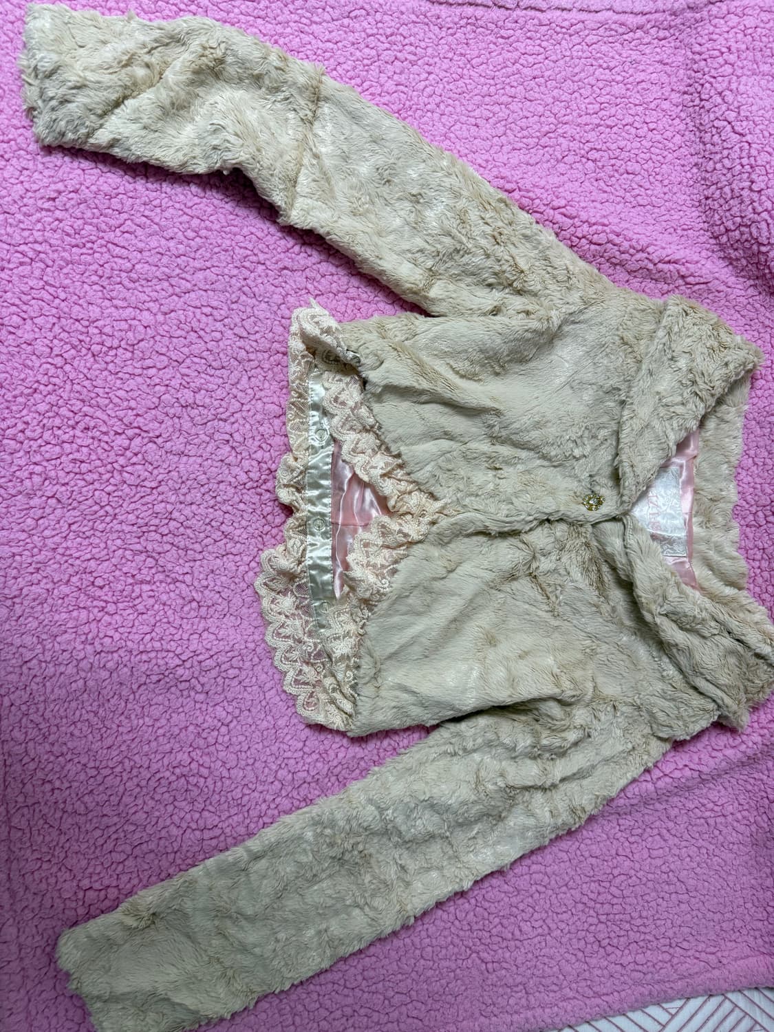 리즈리사 고전 퍼 볼레로 상품이미지5
