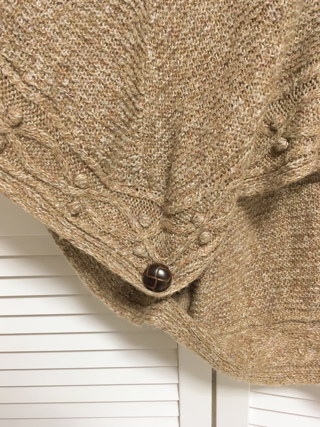 빈티지 메론빵단추 케이프 상품이미지3