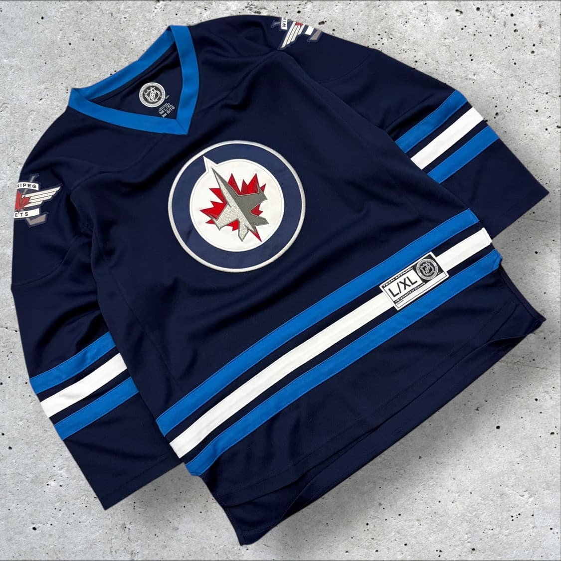 [L/XL] 리복 NHL 위니펙 제츠 하키 져지 C246 상품이미지1