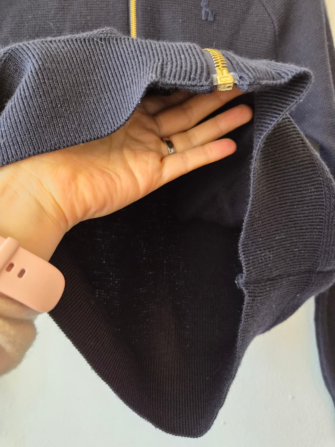 헤지스 여성 블루종니트가디건 55사이즈 상품이미지4