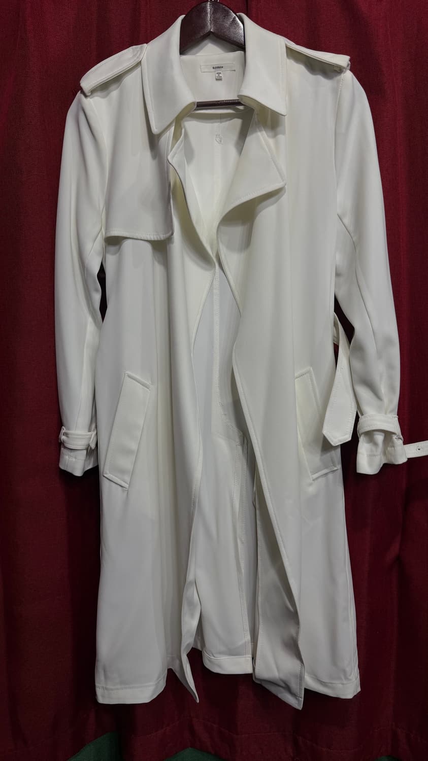 블라썸 흰색 화이트트렌치코트 55/44 상품이미지3
