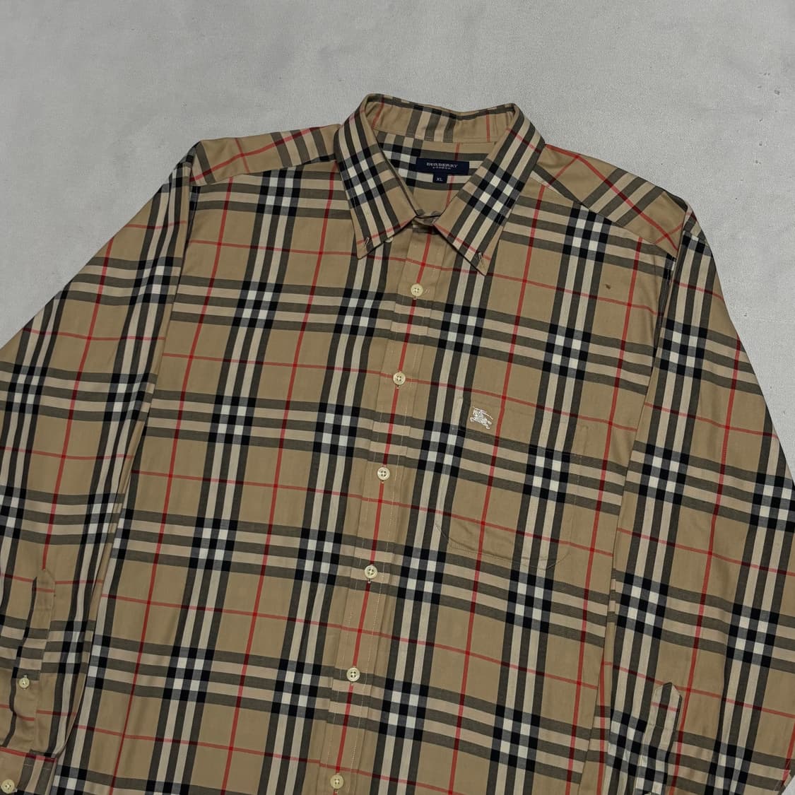 XL 버버리 노바체크 긴팔 셔츠 상품이미지1