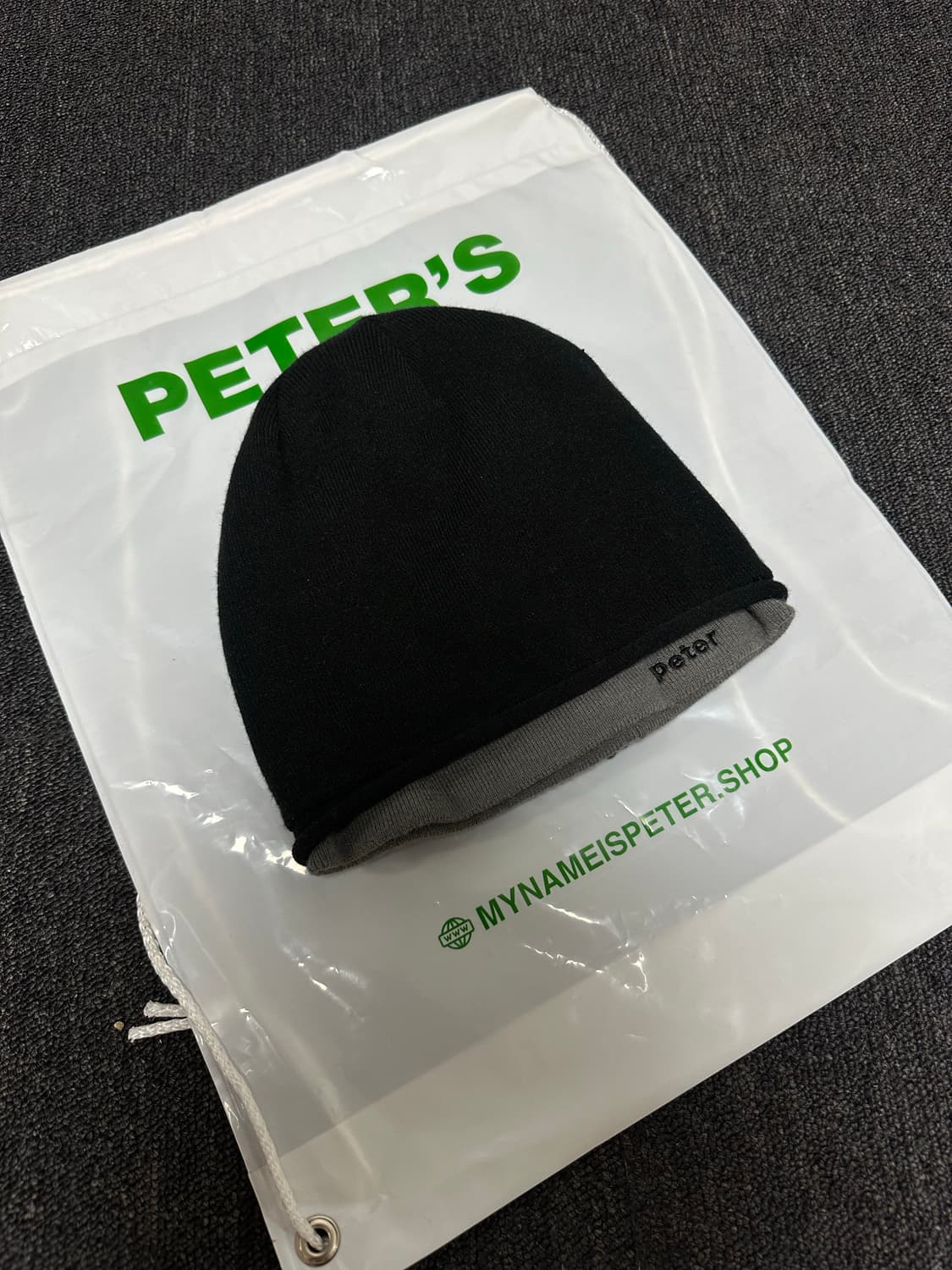 마이네임이즈피터 비니 새상품 상품이미지1