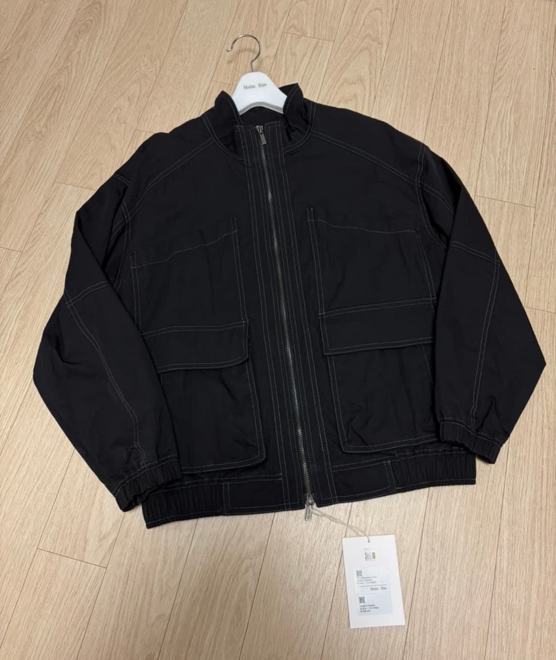 [os] 마뗑킴 여성 봄버 자켓 블랙 새상품 상품이미지2