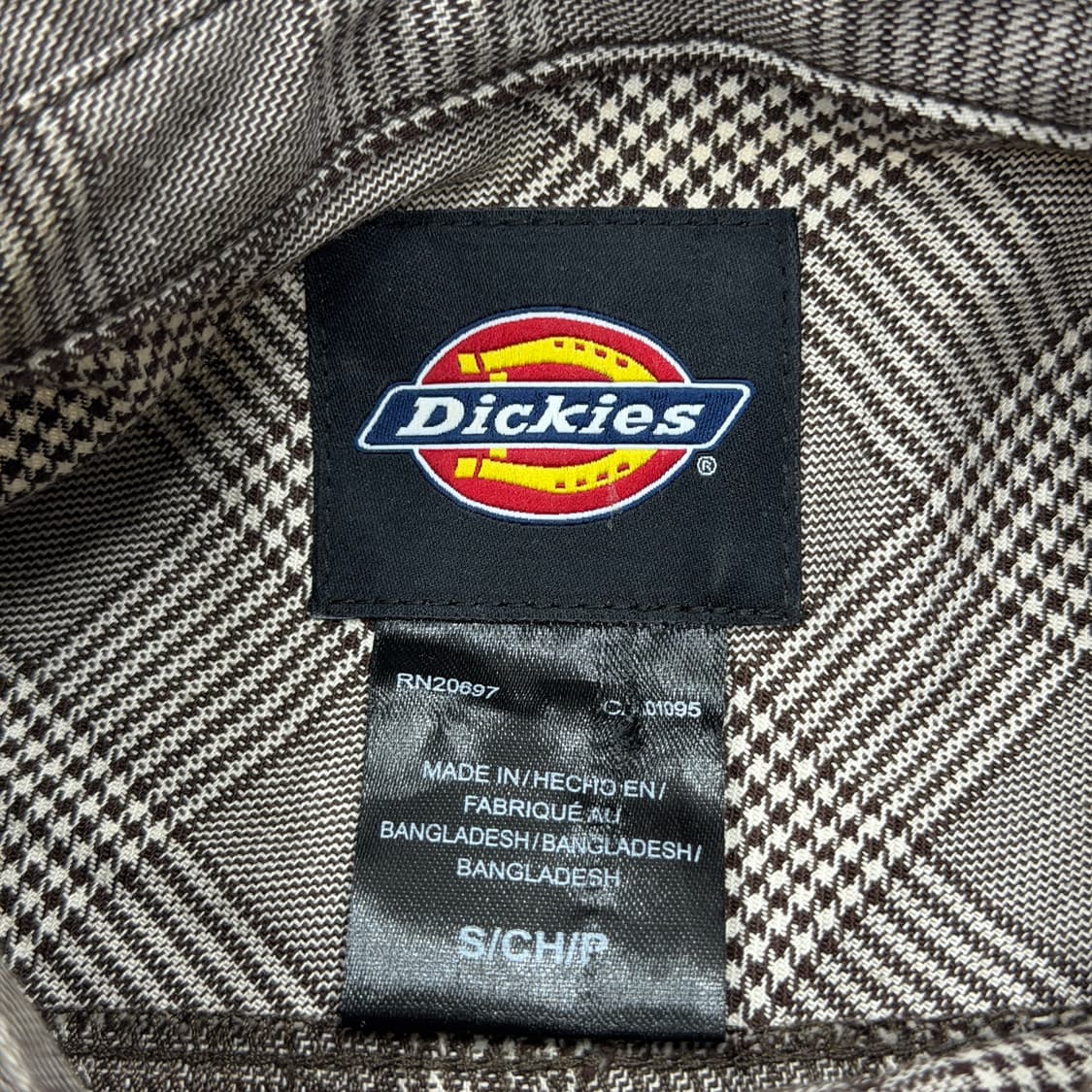 디키즈 체크 패턴 셔츠 남방 S 상품이미지4