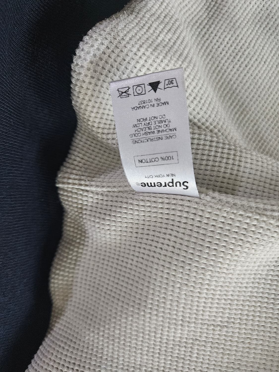 슈프림 14fw 3M 리플렉티브 후드집업 네이비 L 상품이미지6