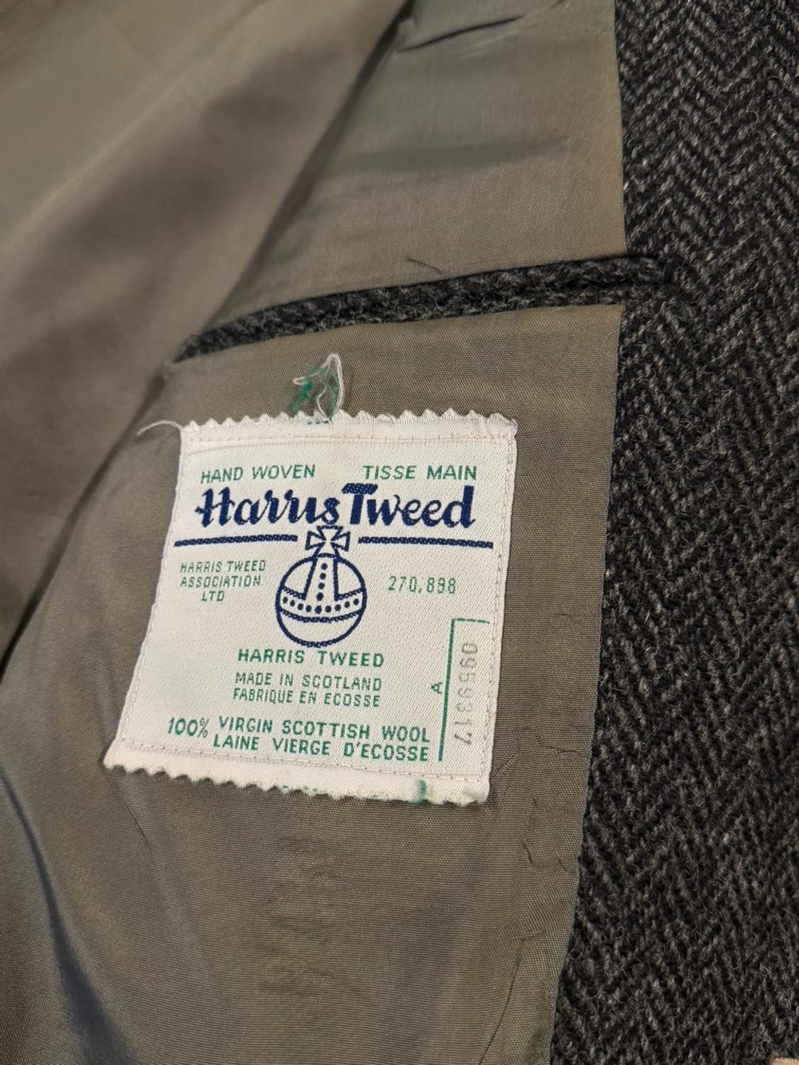 80s 무어즈 해리스 트위드 자켓 100 상품이미지10
