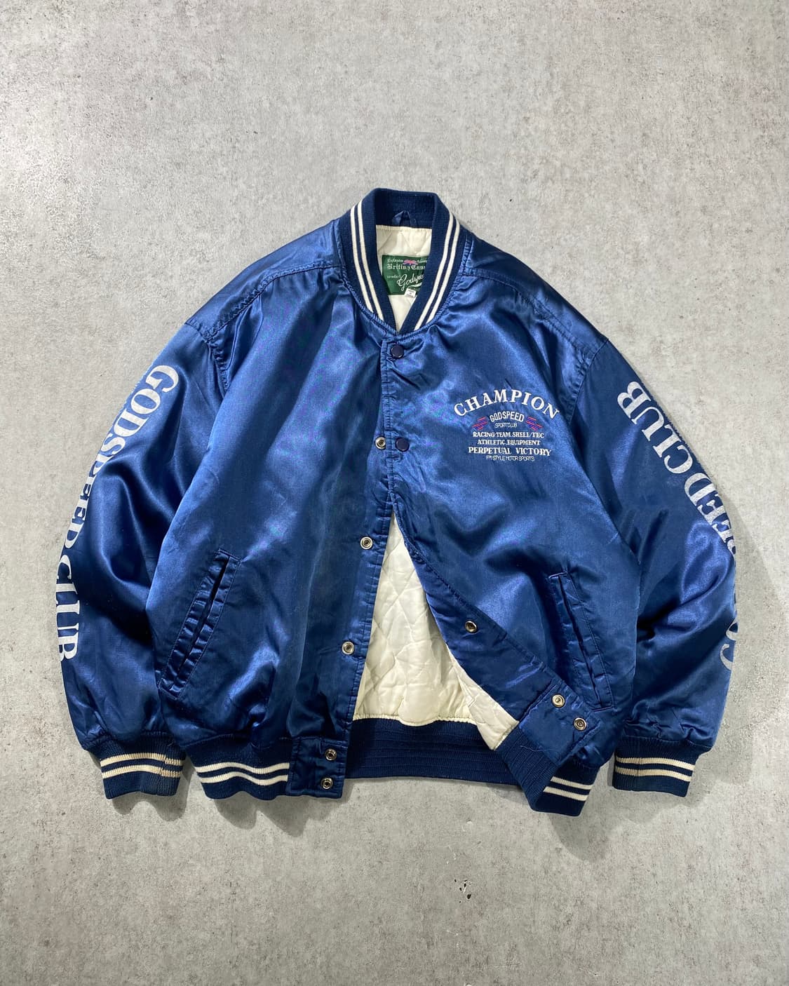 [XL] 90s God Speed 갓 스피드 챔피온 레이싱 나일론 자켓 상품이미지3