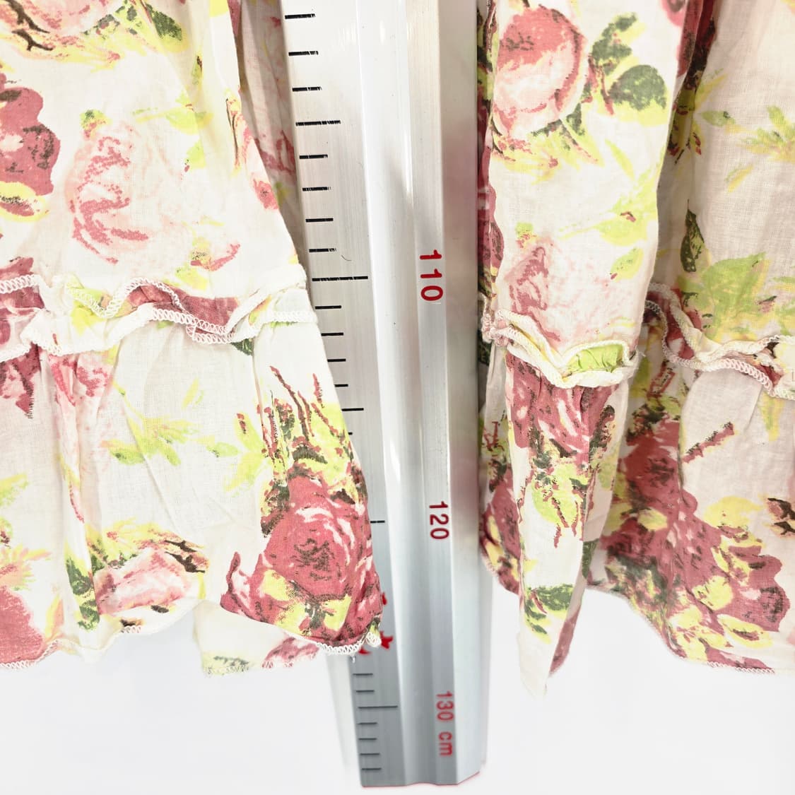 플라워 코튼 롱 원피스 캉캉 레이스 끈나시 상품이미지4