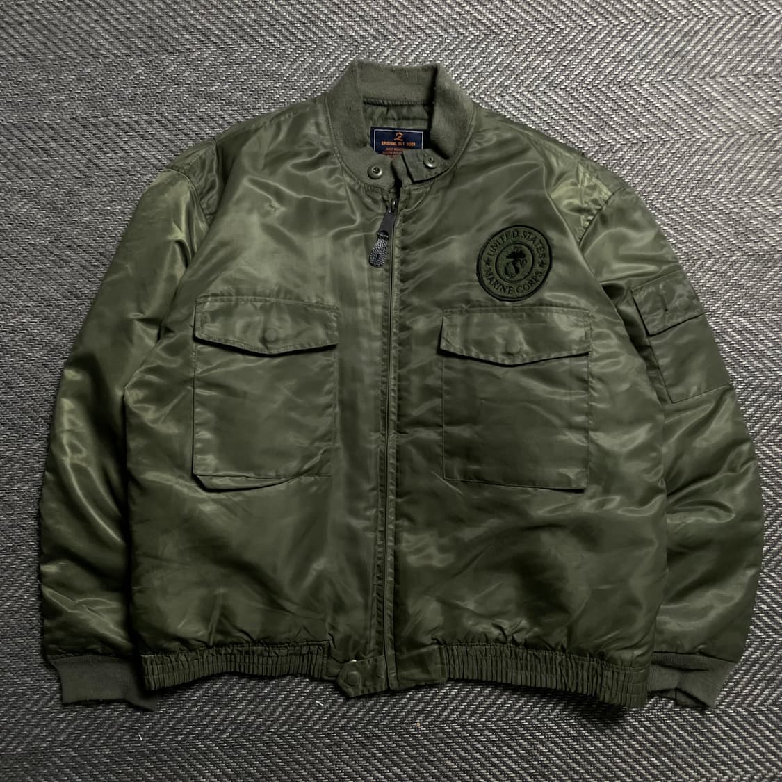 AHLENS U.S.A 펜타곤 밀리터리 항공 MA-1 자켓y 5811 상품이미지2
