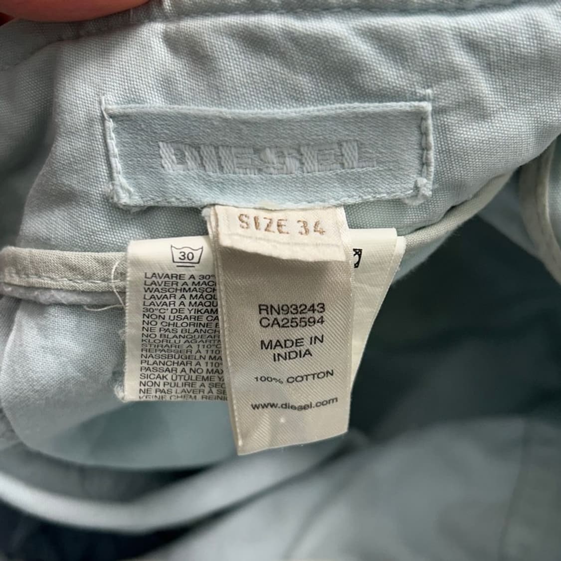 DIESEL 밀리터리 카모 팬츠 34 상품이미지7