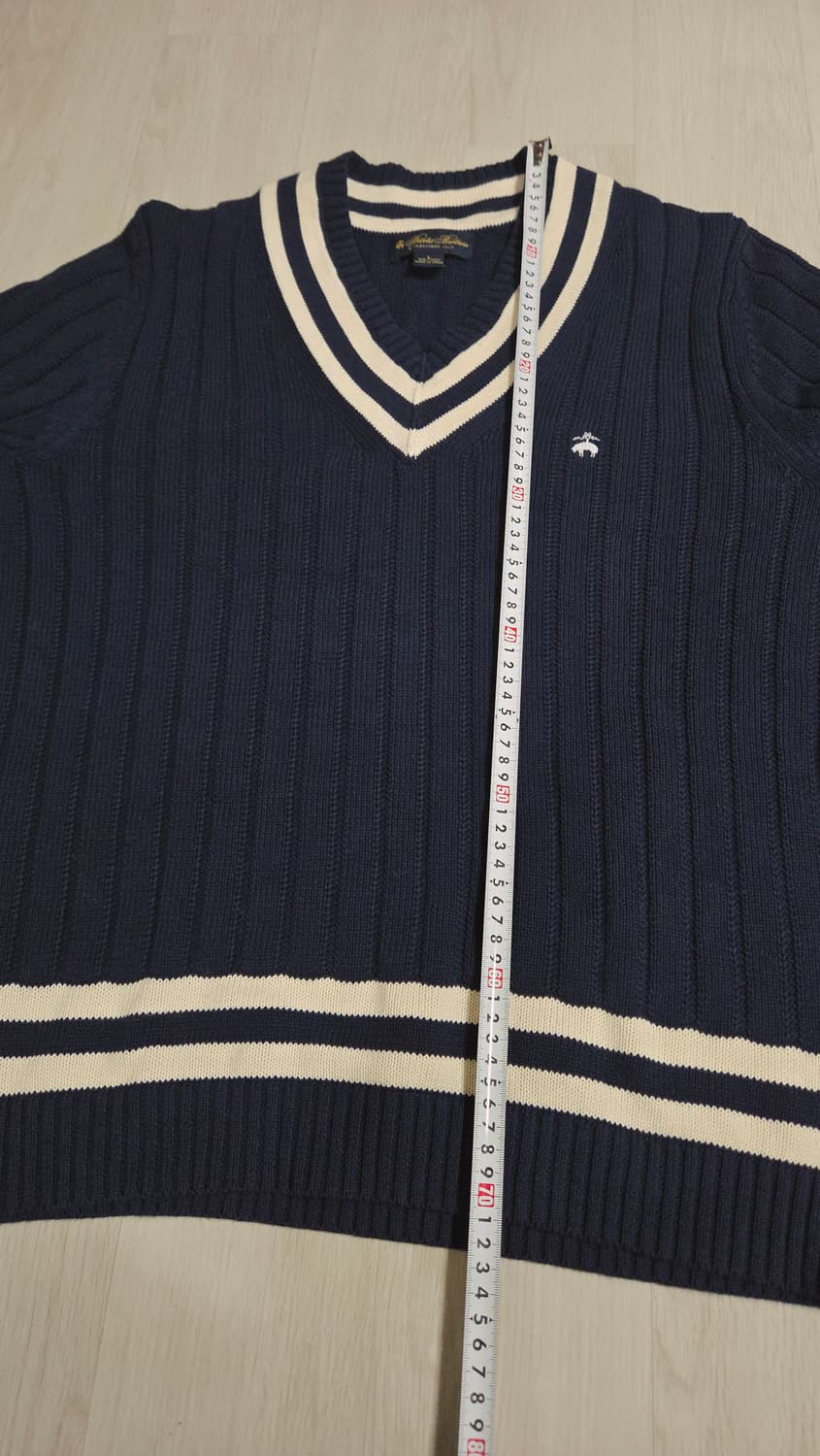 (착샷) 브룩스브라더스 테니스 브이넥 스웨터  상품이미지7