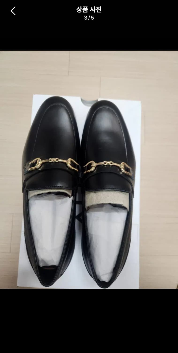 알도 MARINO 남성 금장 로퍼 270 블랙 새상품 상품이미지3