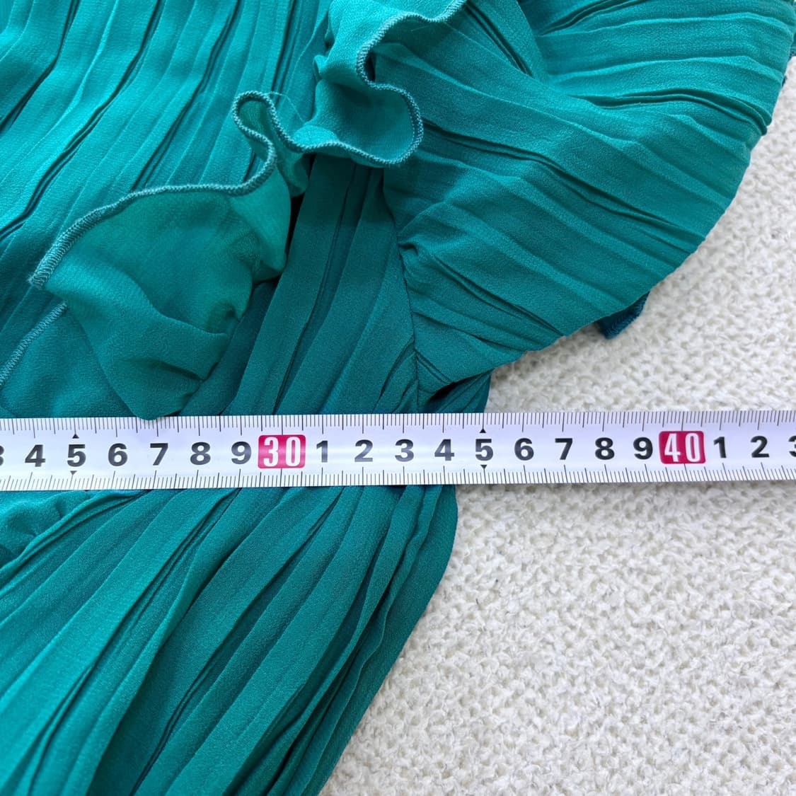 USA(XS) 자라 프릴 플리츠 롱원피스 0416E 상품이미지6