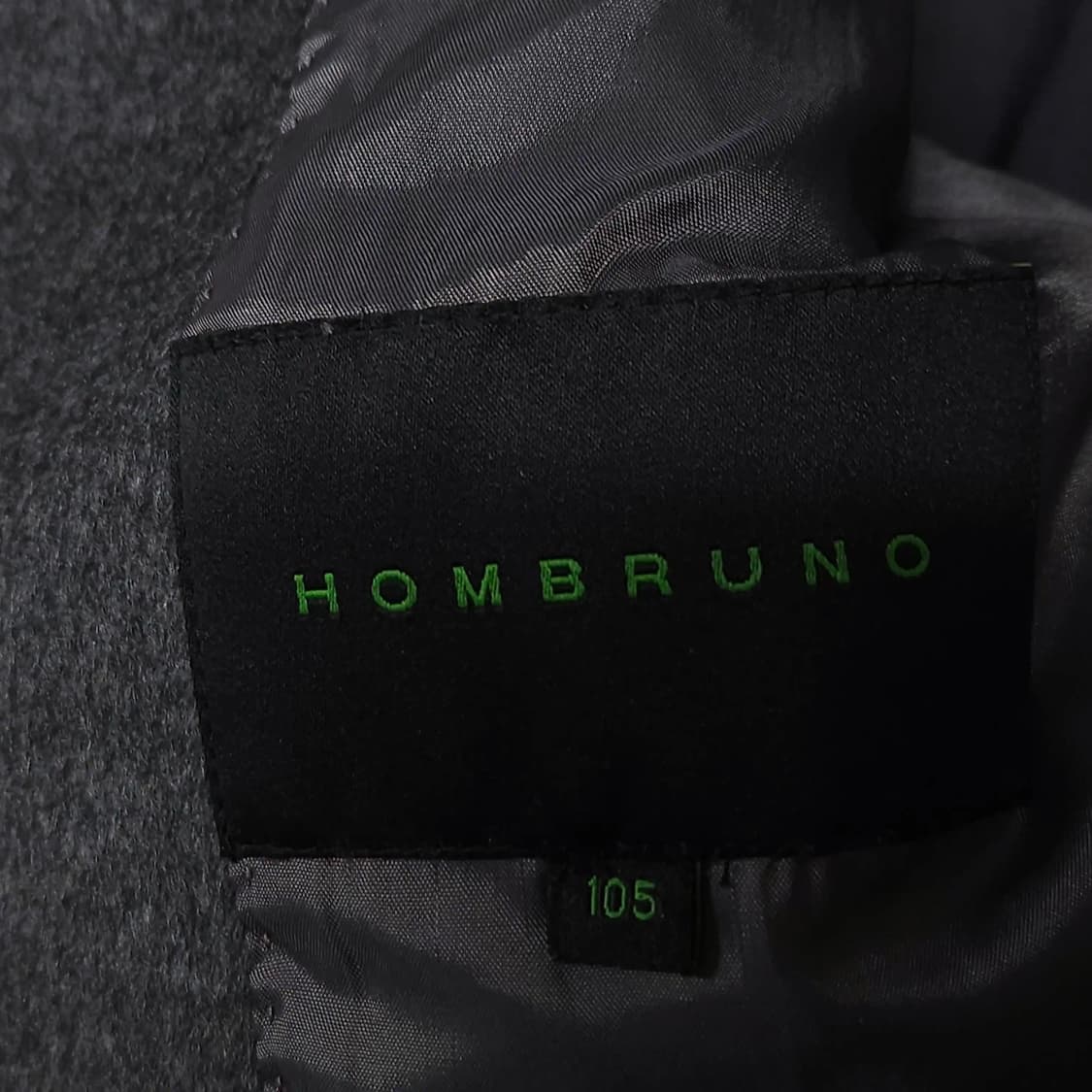 100)옴브르노 캐시미어100% 코트 FW 차콜그레이 상품이미지5