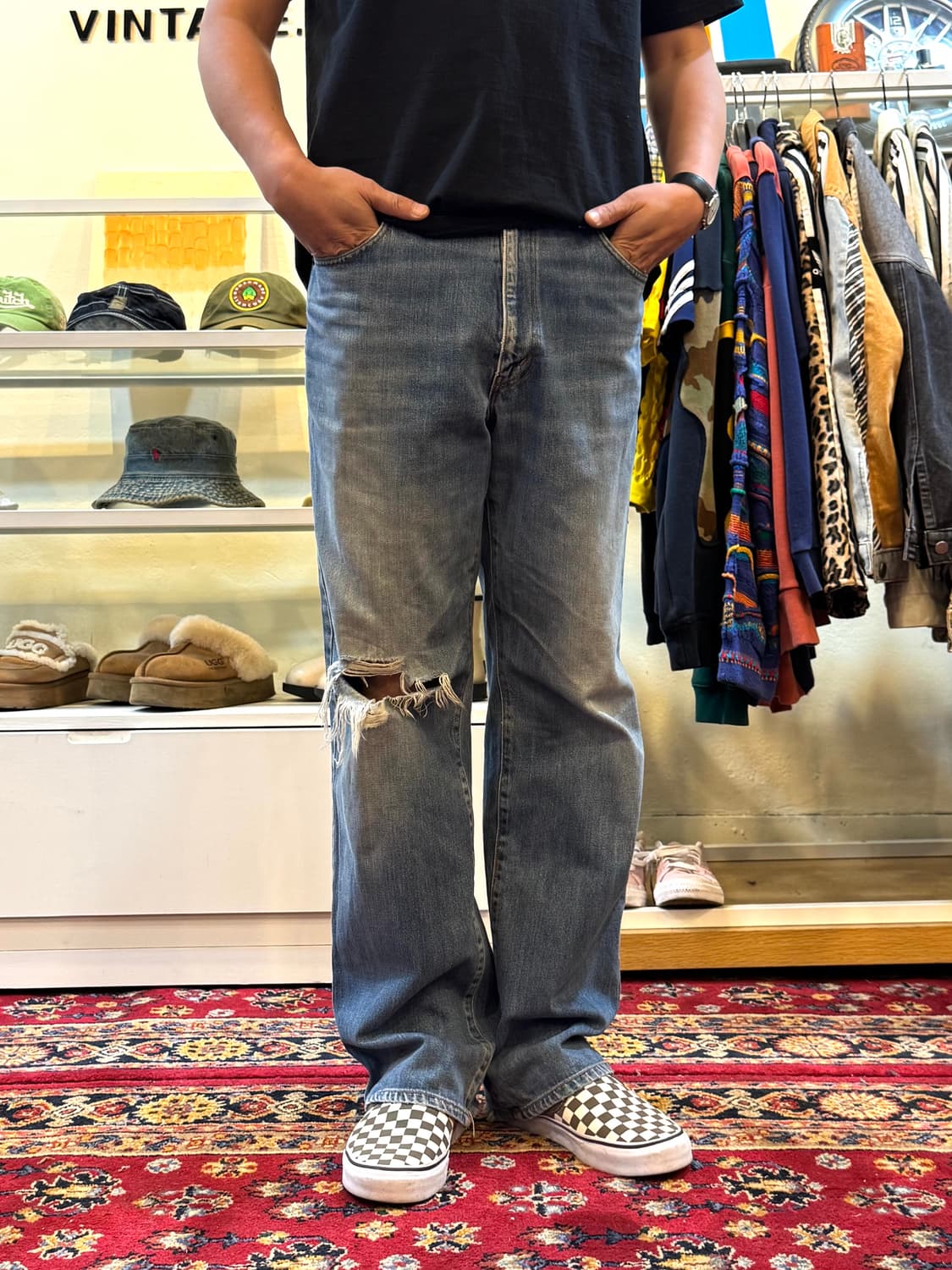 겐조 빈티지 데님 팬츠 34in 상품이미지1