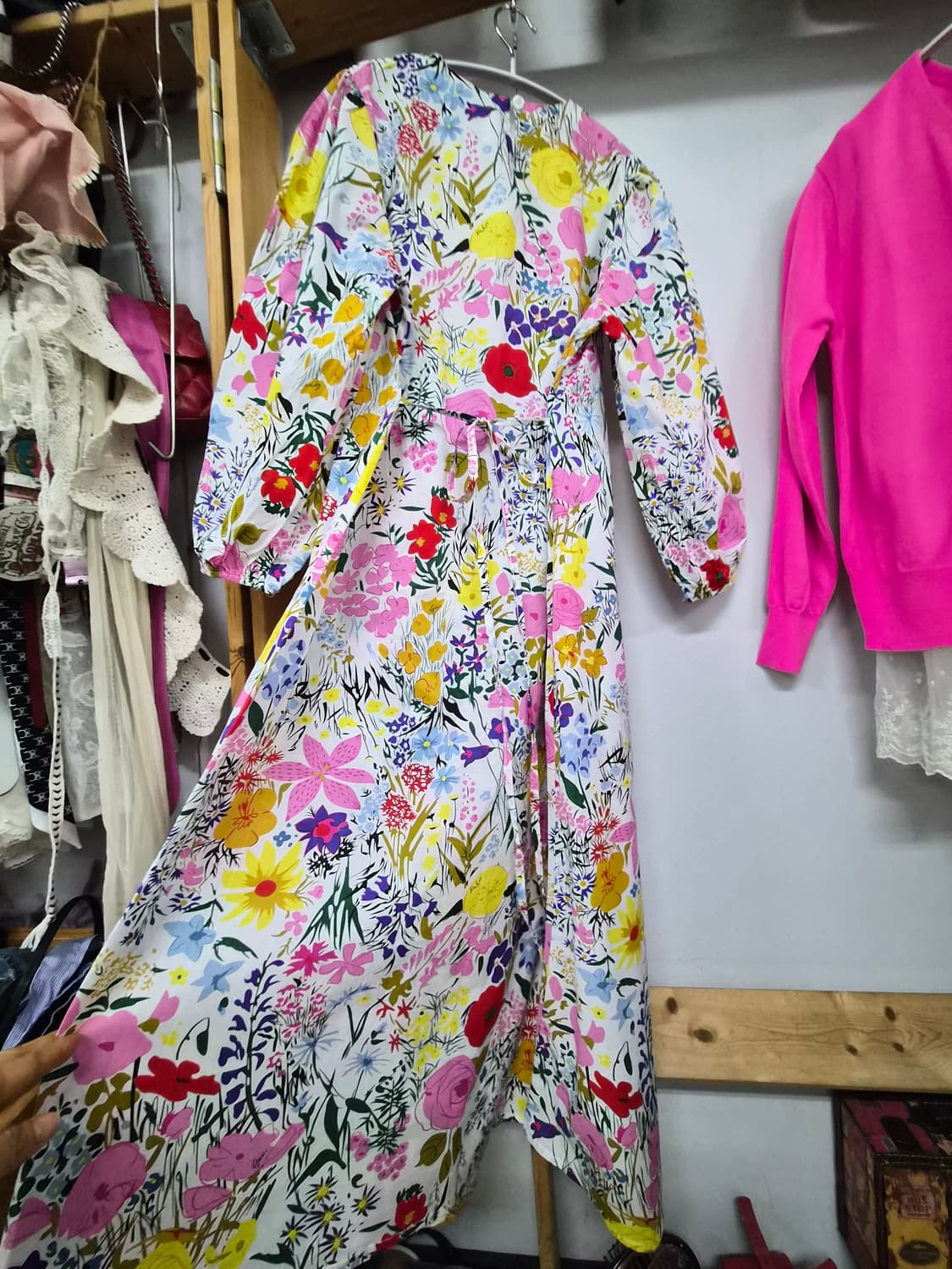 자라 벌룬 플라워 원피스 상품이미지6