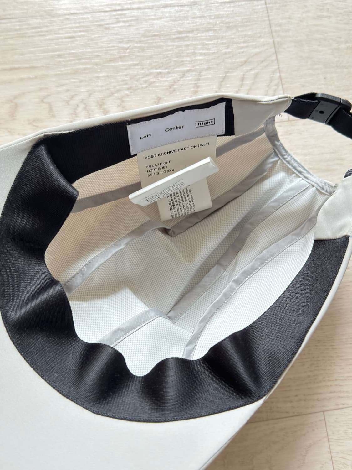 포스트아카이브팩션 6.0 캡 (라이트그레이) 상품이미지3