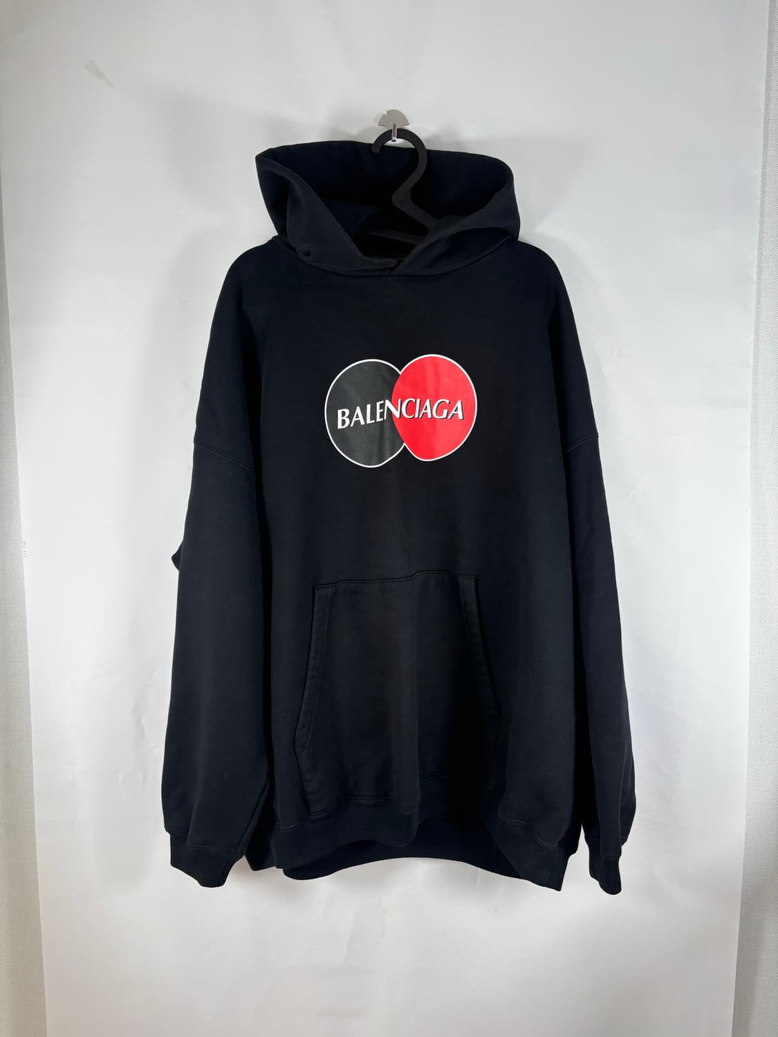 (정품)발렌시아가 마스터 오버 후드티 블랙 상품이미지2