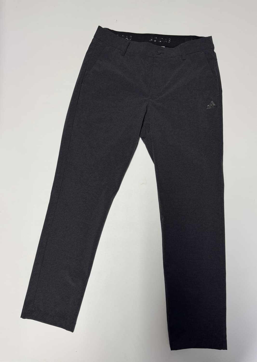 아디다스 골프 기능성 체크 바지 그레이 31.5인치 상품이미지1